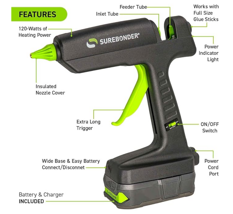 SureBonder Plug OR Battery Glue gun