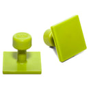 Square 25mm Gang Green Tabs 10pack