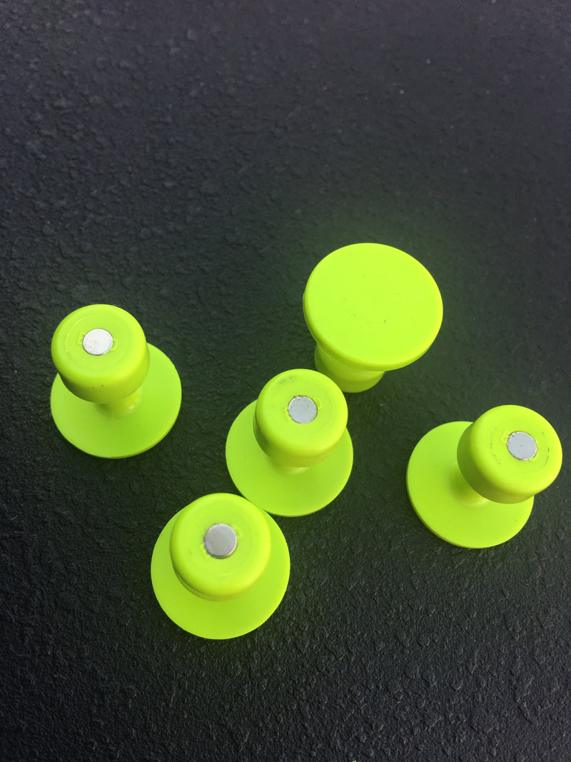 MagnaTabs- Magnetized 20mm Gang Green Smooth Tabs 5 pack