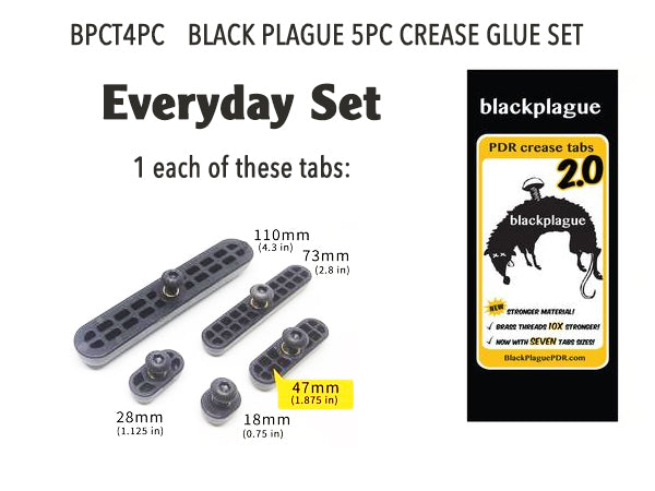 Blackplague Crease Tab Small Set BPCT4
