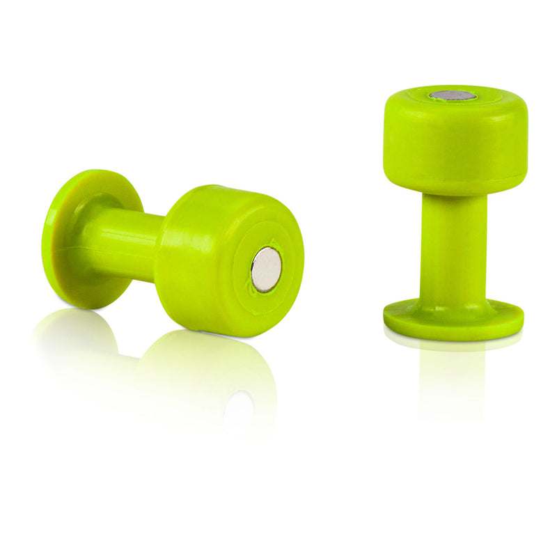 Magnitabs MagnaTabs- Magnetized 12mm Gang Green Smooth Tabs 5 pack