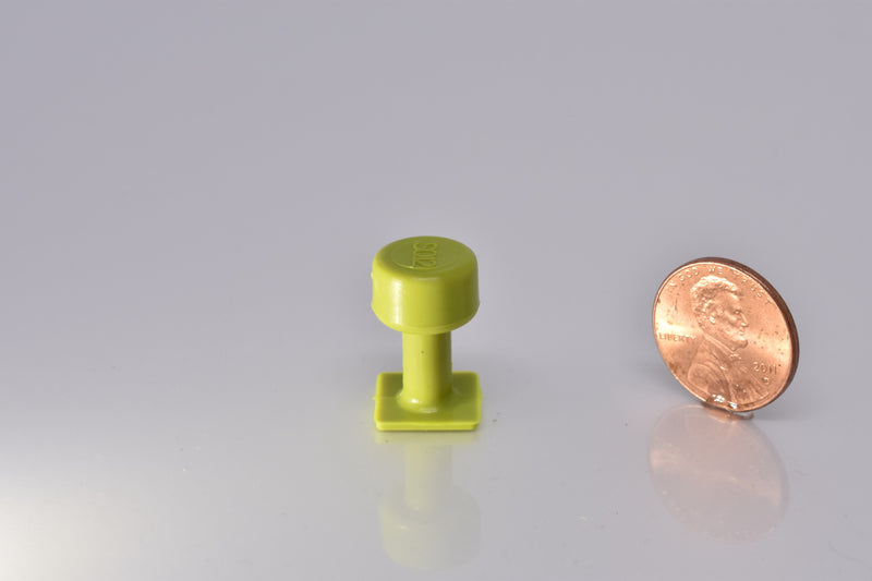 Square 12mm Gang Green Tabs 10pack