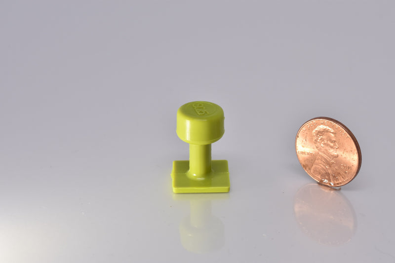 Square 15mm Gang Green Tabs 10pack