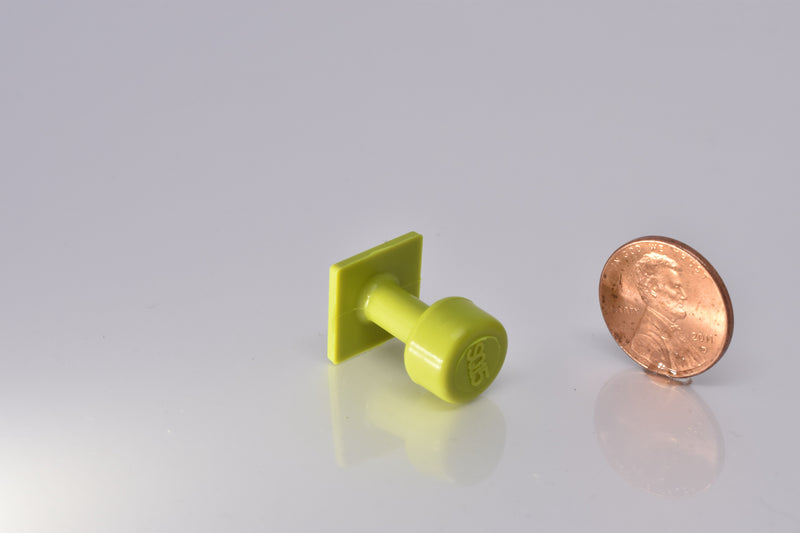 Square 15mm Gang Green Tabs 10pack