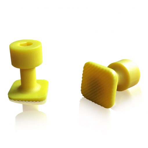 LAKA 15mm Small Square Tab Yellow (Set of 5)