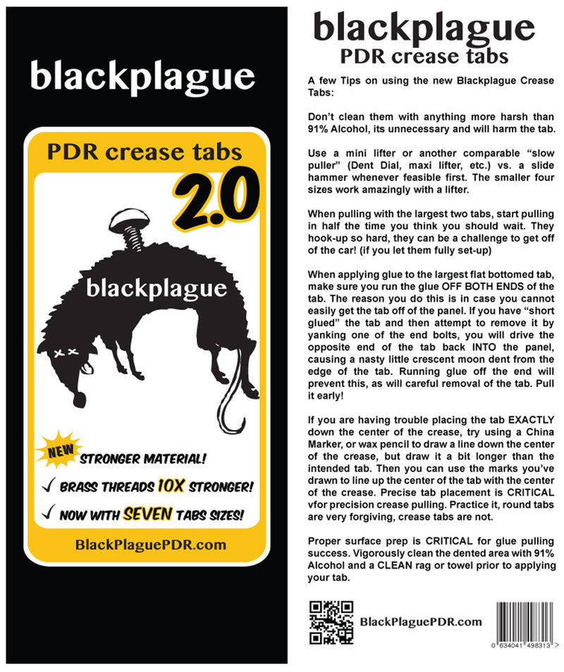 Black Plague 2.0  Crease Tab 4.3" or 110mm