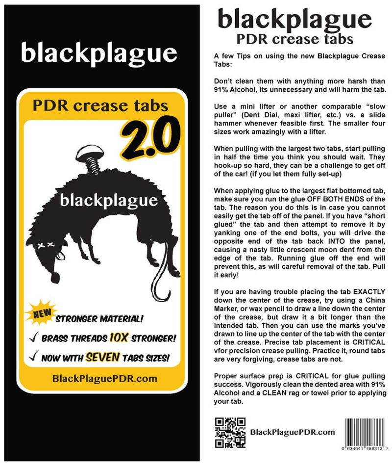 Black Plague 2.0  Crease Tab 2.8" or 73mm