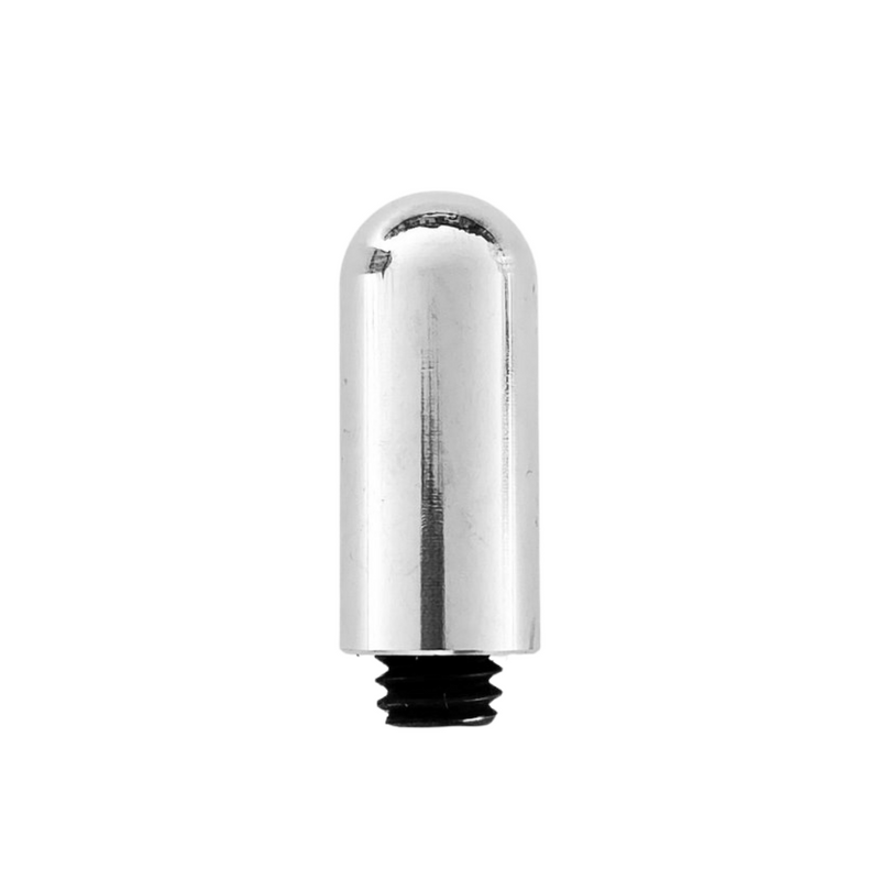 Stainless Blunt Screw-on Tip