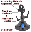 Get-A-Grip 6” Grip Only w/o Umbrella