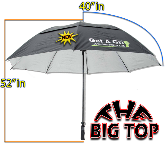 80 inch patio umbrella Get-A-Grip The Big Top 80” ONLY Urban Meyer Autographed University amazing coverage ALL INFLATION Colour:Pink (White)